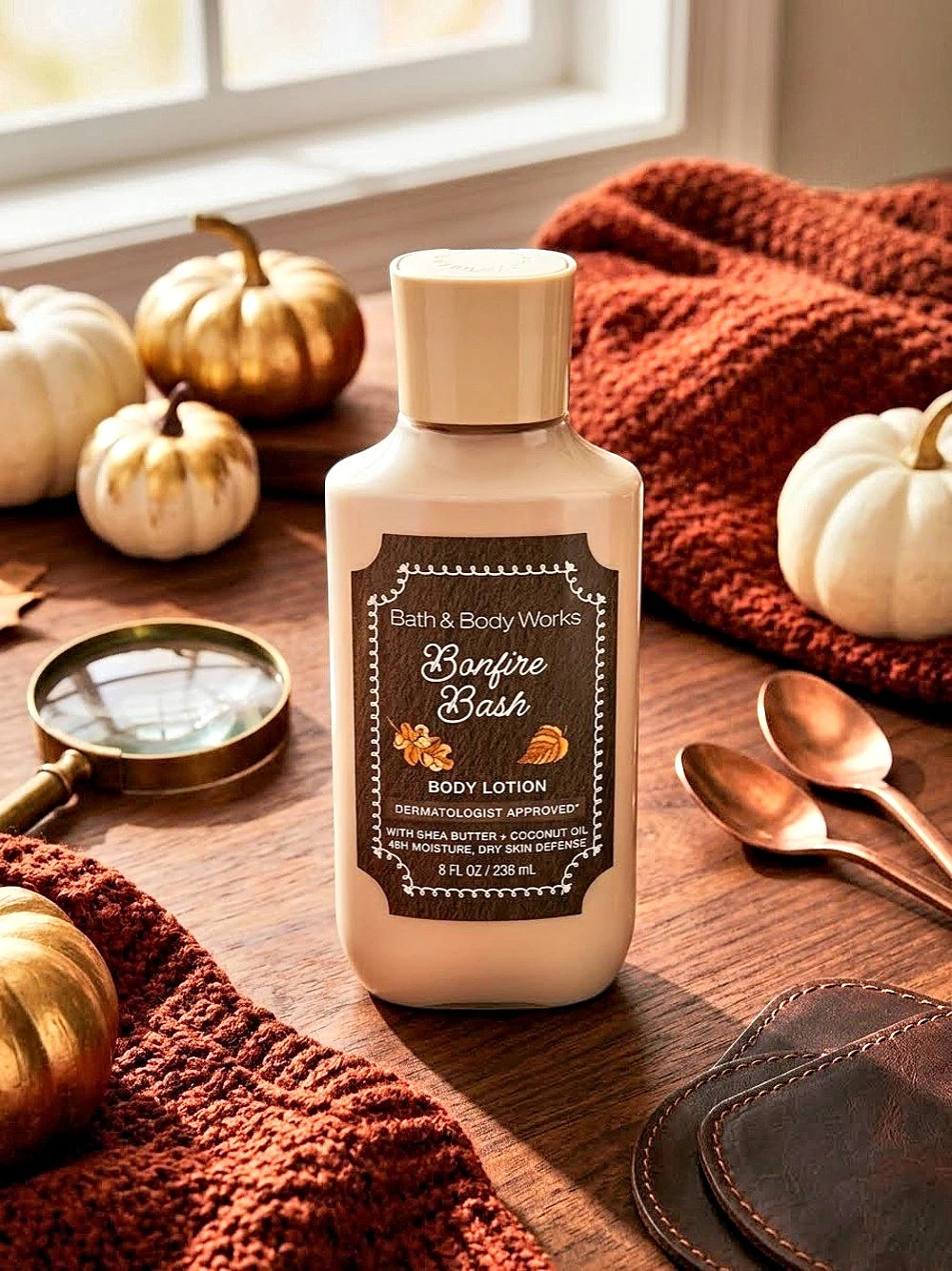 Bath & Body Works Bonfire Bash Body Lotion 8 oz NEW SEALED Fall 2026